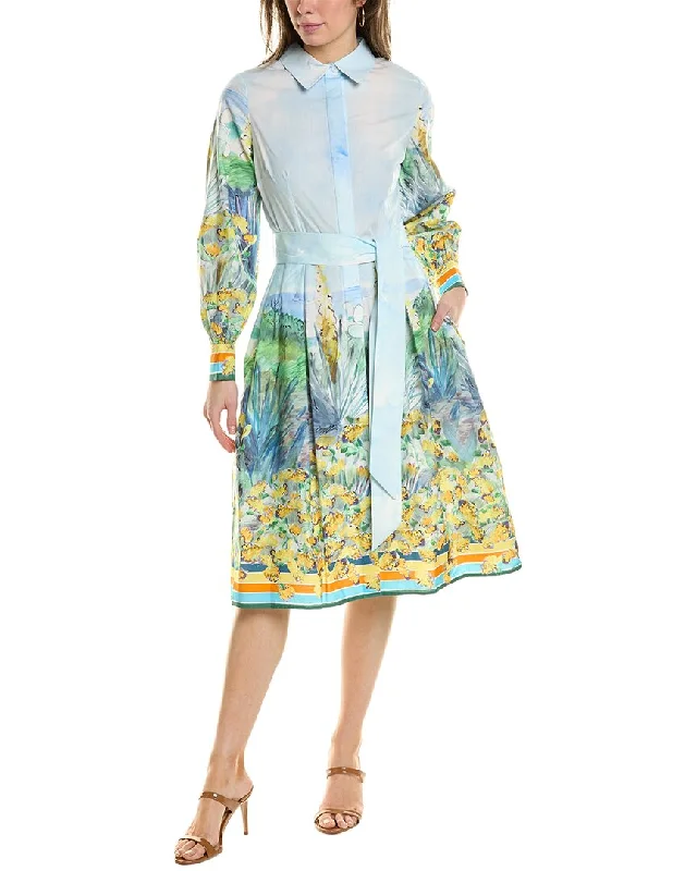Stock Up and Save!Teri Jon by Rickie Freeman Scenic Shirtdress