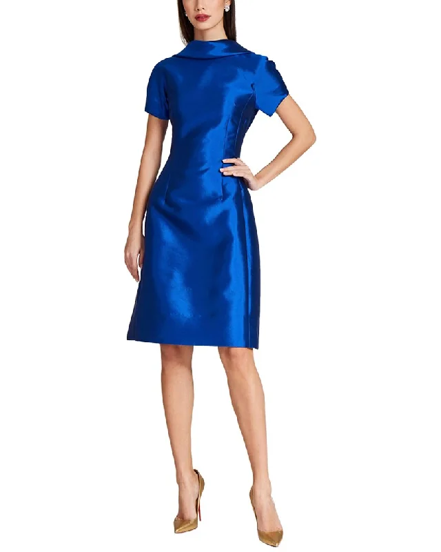 Get Ready to Save!Teri Jon by Rickie Freeman Special Occasion Short Silk-Blend Dress