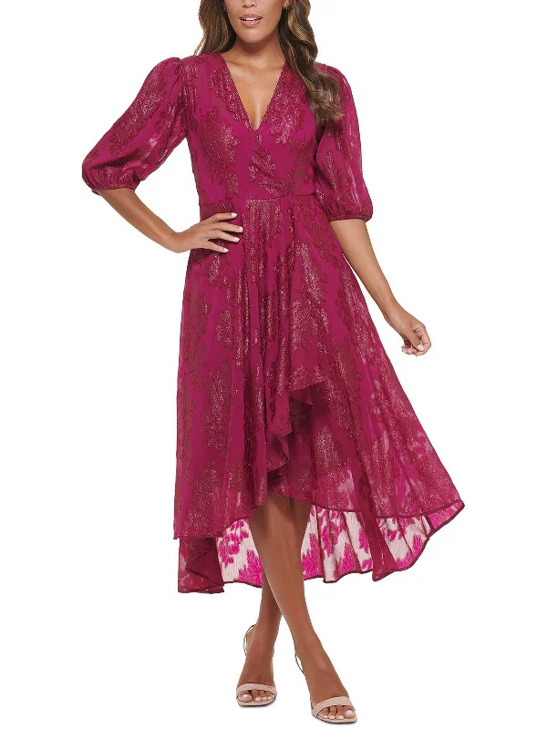 Exclusive Offers You’ll Love!Womens Chiffon Midi Cocktail and Party Dress
