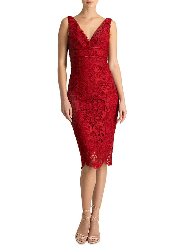Don't Miss Out!Womens Lace Sleeveless Cocktail and Party Dress