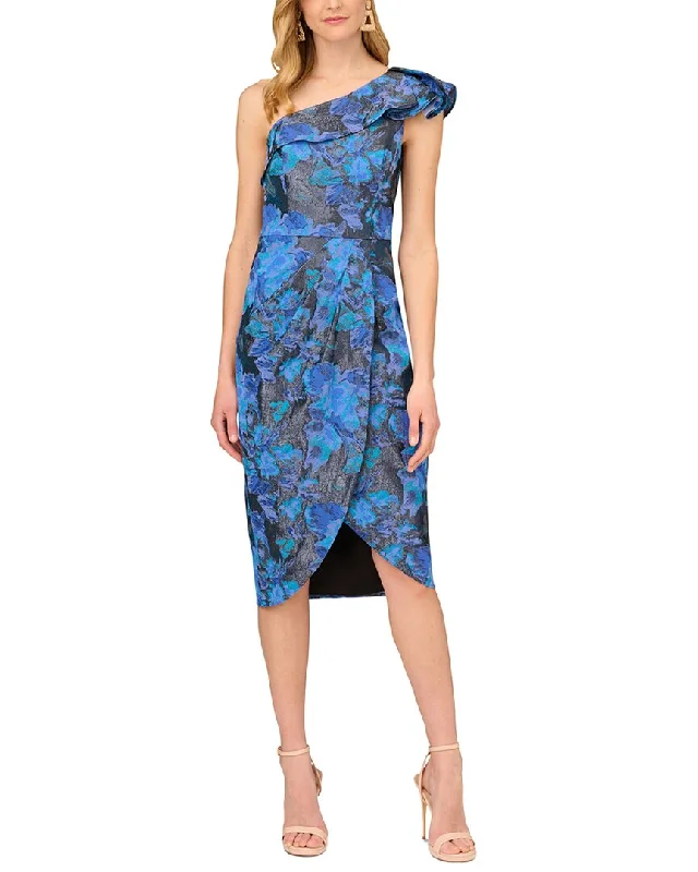 Great Deals, Just for You!Aidan Mattox Stretch Jacquard Midi Dress