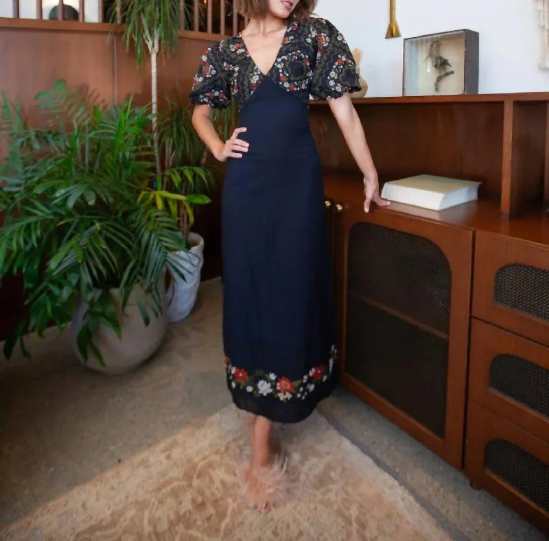 Save More When You Shop More!Alix Midi Dress In Winter Bloom