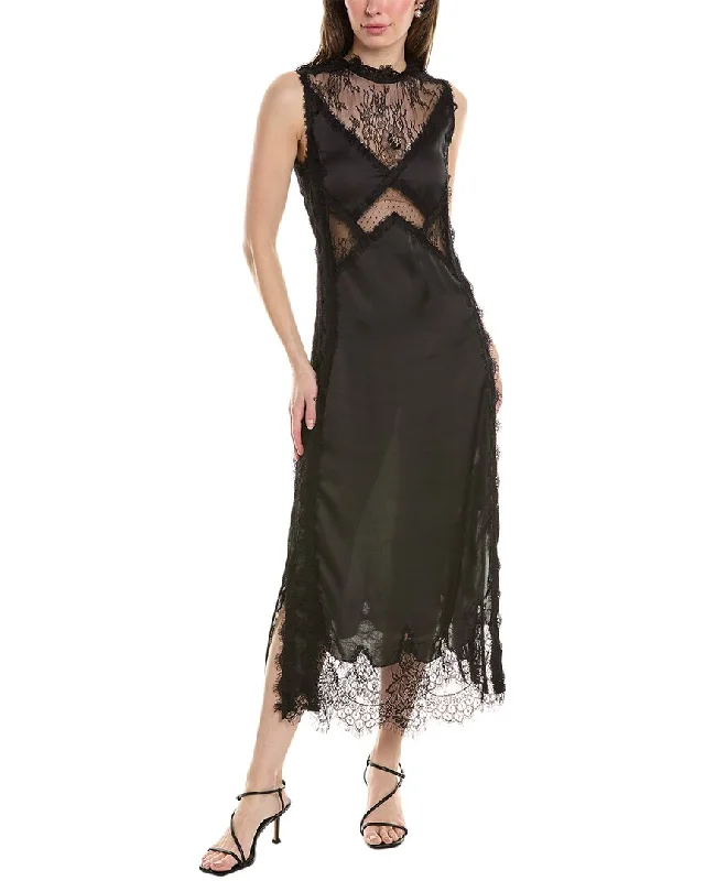 Score Huge Discounts Today!AllSaints Mila Midi Dress