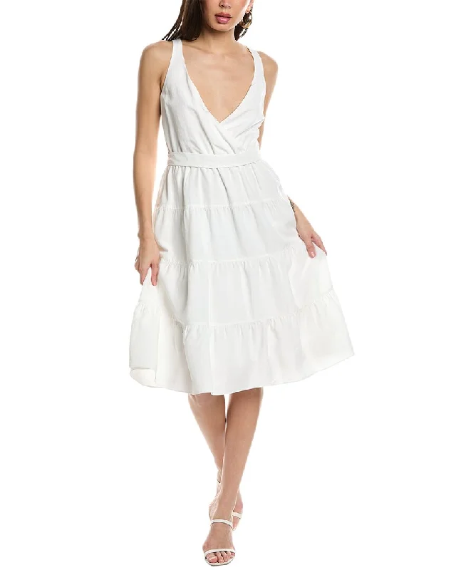 Save More Than Ever!Amanda Uprichard Cortland Linen Midi Dress