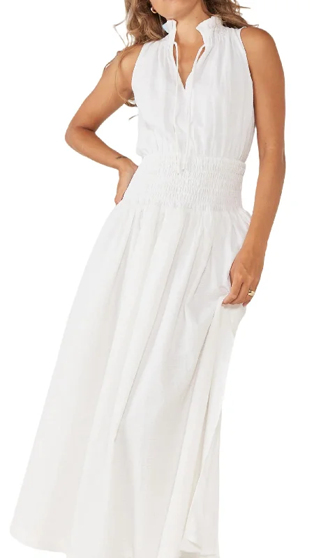 Everything Must Go!Assure Midi Dress In White