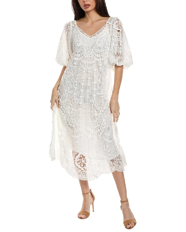 Special Offer – Act Fast!FARM Rio Guipure Midi Dress