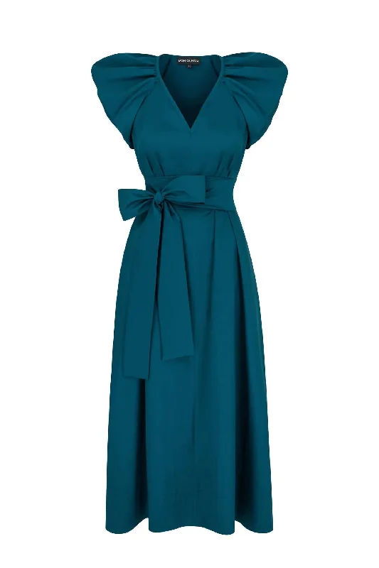 Hottest Discounts of the Year!Holly Midi Dress In Petrol