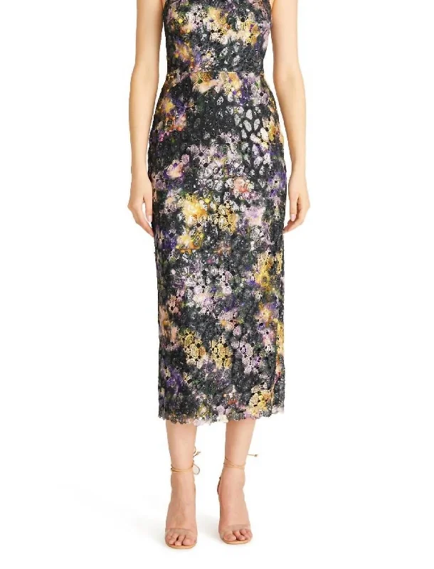 Best Offers of the Month!Leaha Midi Dress In Iris Blur