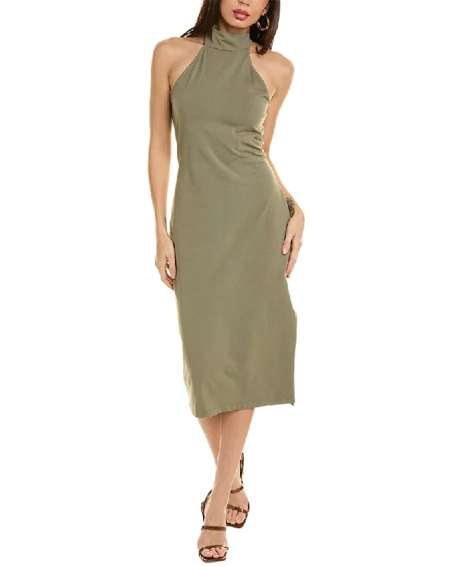 Shop the Hottest Deals!Monrow Mock Halter Midi Dress