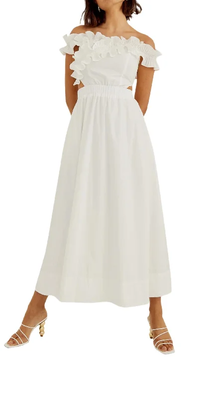 Shop Today, Save Tomorrow!Rapture Midi Dress In White