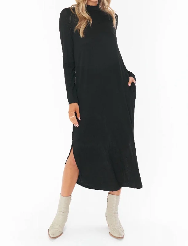 The Best Offers Are Here!Sutton Knit Midi Dress In Black