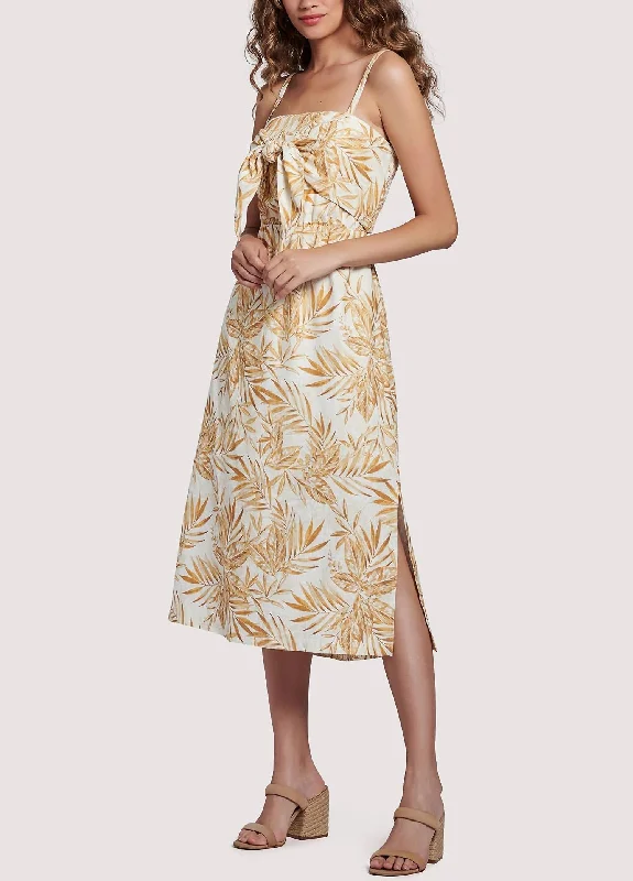 The Best Offers Are Here!Tahiti Midi Dress In Multi