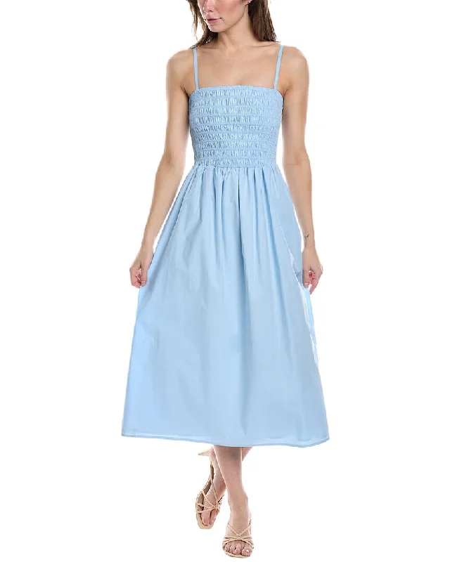 Price Drop Alert!Theory Smocked Midi Dress