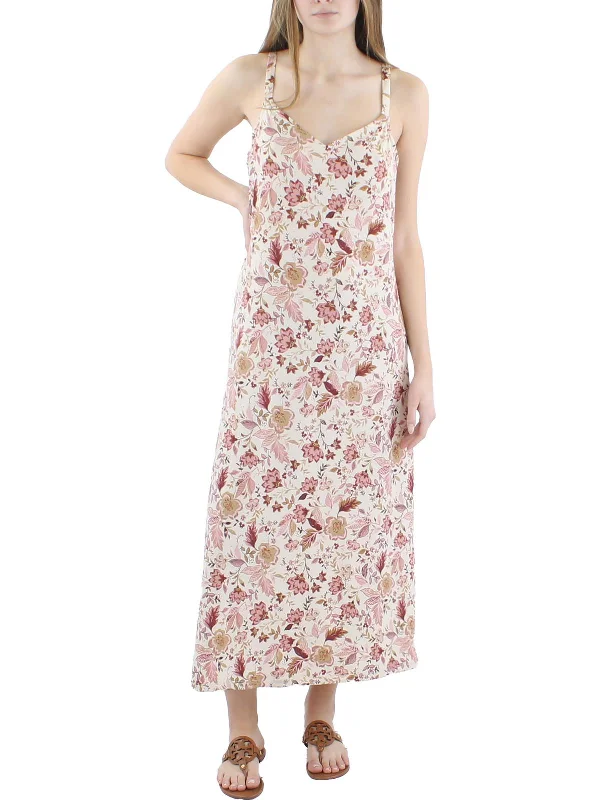 Great Deals, Just for You!Womens Jersey Floral Midi Dress