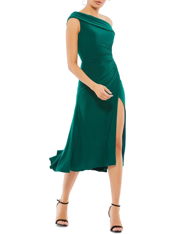 Unbeatable Prices!Womens Ruched Long Midi Dress