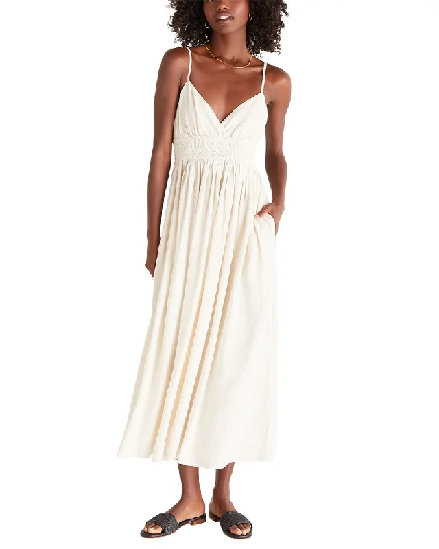 Find Your Perfect Deal Today!Z SUPPLY Charm Linen-Blend Midi Dress