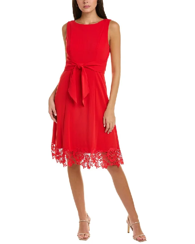 Score Big Savings Today!Adrianna Papell Fit-And-Flare Midi Dress