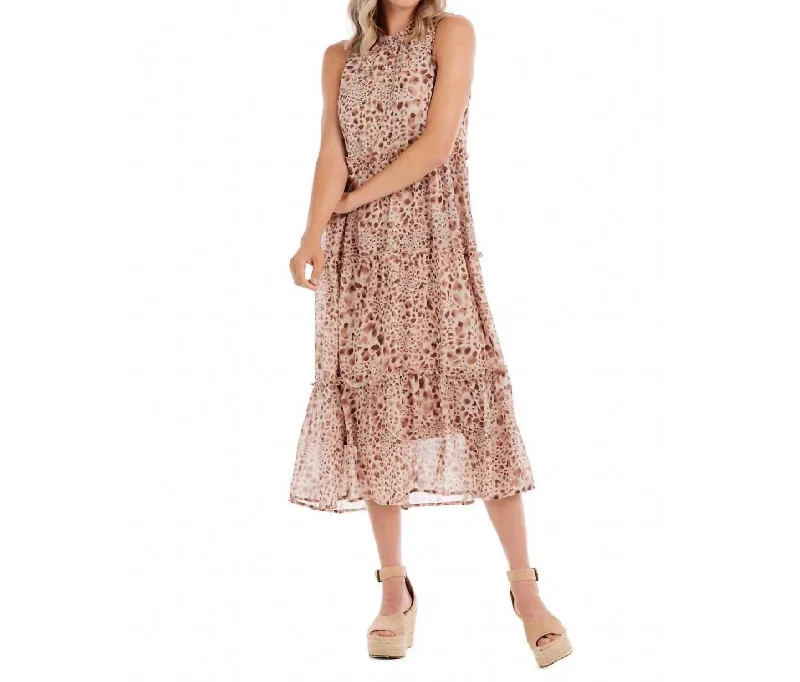 Your Dream Deal is Here!Alana Midi Dress In Tan