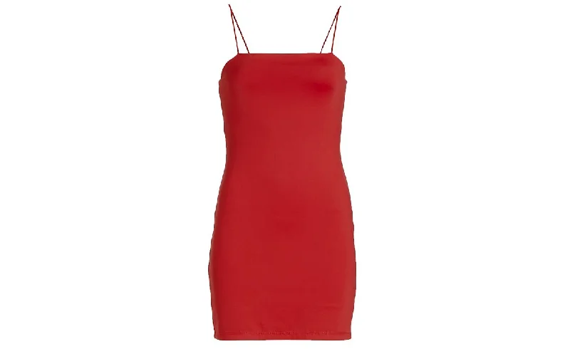 Savings You Can’t Ignore!alice + olivia Nelle Spaghetti Strap Mini Dress