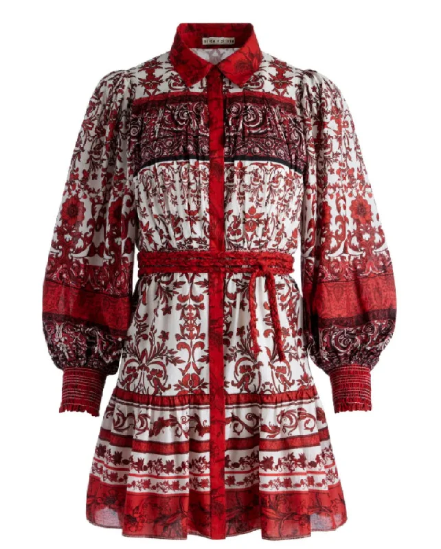 Score Big Savings Today!alice + olivia Tiffie Mini Dress