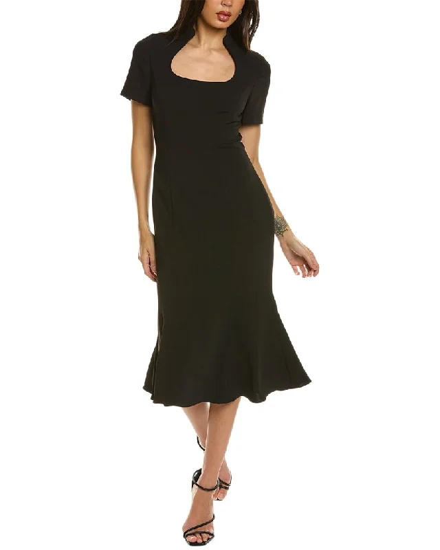 Best Price of the Season!Badgley Mischka Fish Tail Midi Dress
