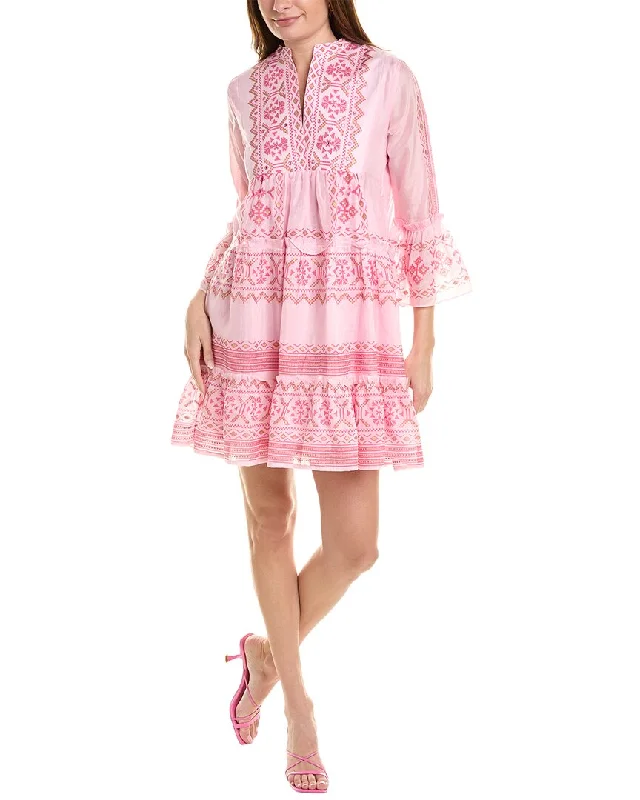 Enjoy Huge Discounts Now!bella tu Bell-Sleeve Mini Dress