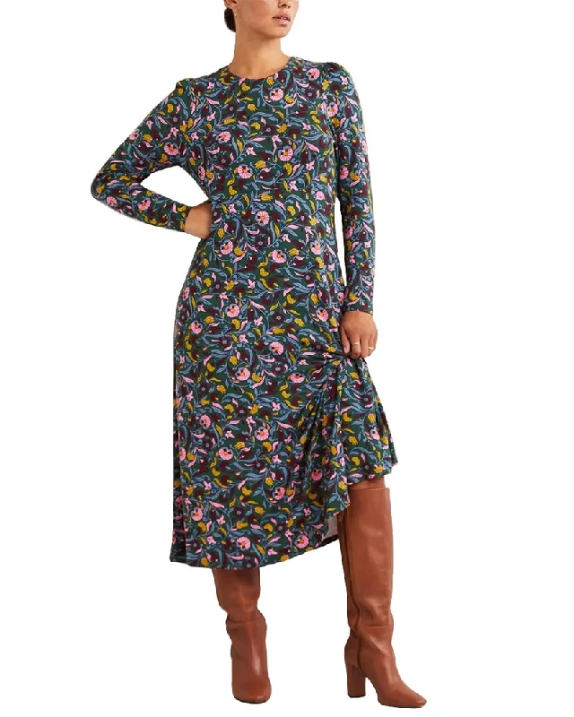 Buy More, Save More!Boden Crew Neck Jersey Midi Dress
