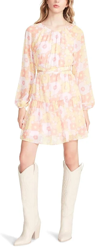 Flash Sale – Act Fast!Cadi Mini Dress In Pink Multi