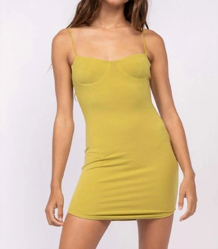 Save More with Every Purchase!Caro Mini Dress In Olive Eyes