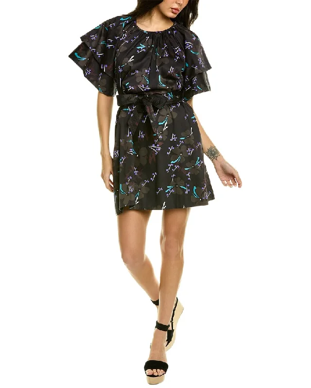 Shop More, Spend Less!Cynthia Rowley Flutter Sleeve Mini Dress