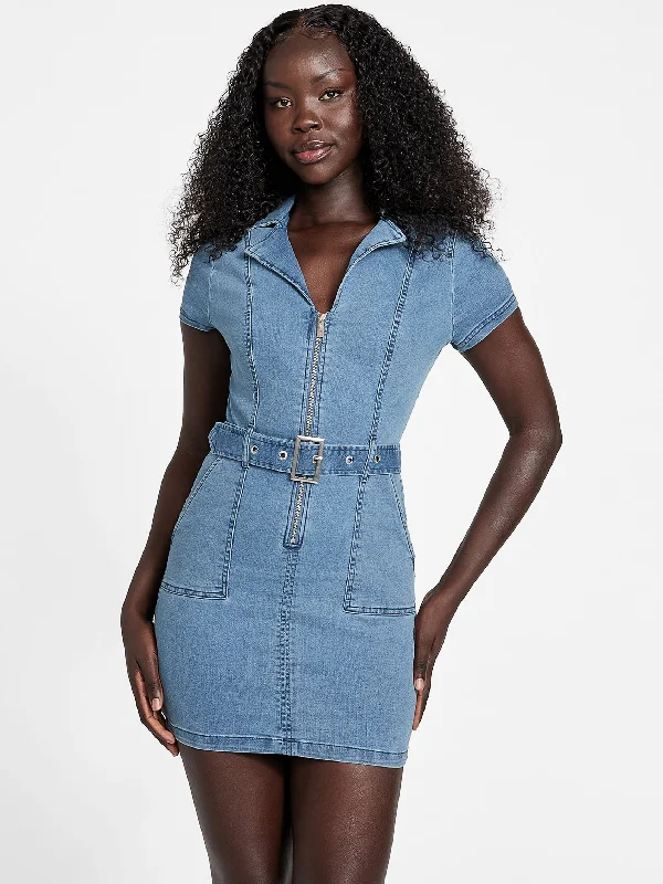 Huge Price Cuts Await!Eco Nikita Denim Mini Dress
