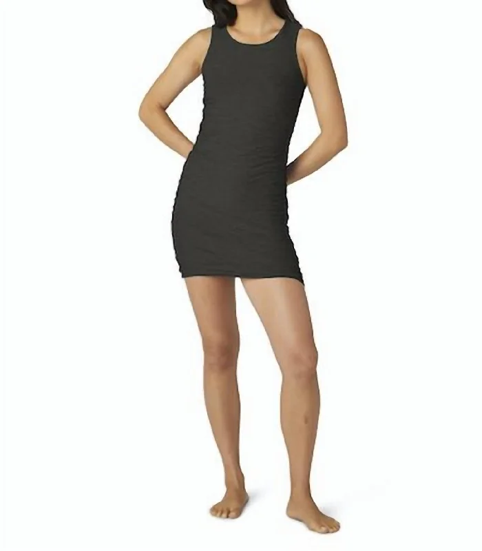 Mega Sale Happening Now!Featherweight Gather Mini Dress In Darkest Night