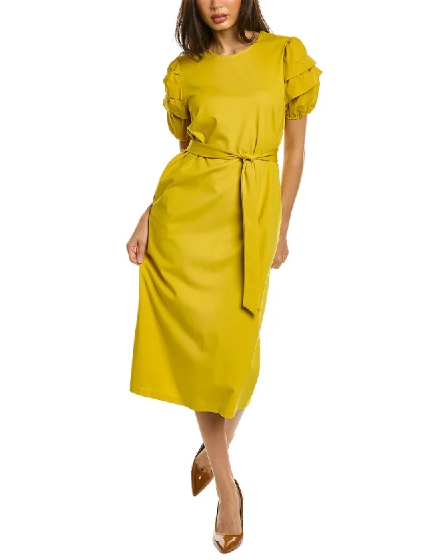 Limited Time Offer!Gracia Belted Midi Dress