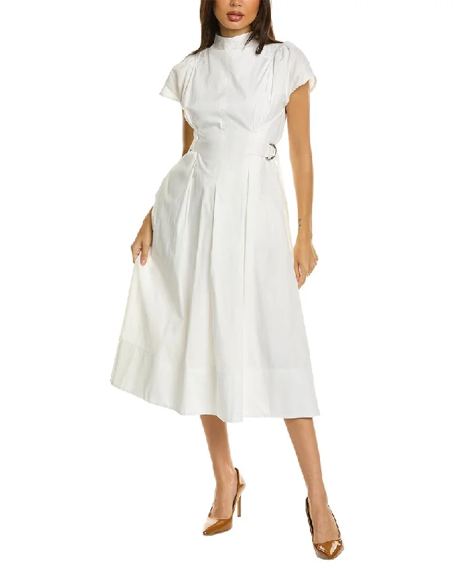 Your Shopping Wish, Our Discount Command!Gracia Side Buckle Midi Dress