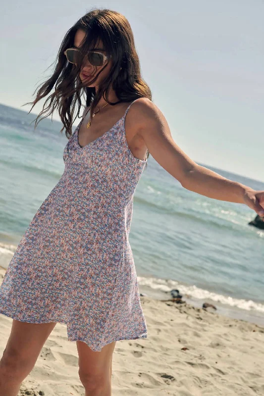 Save More When You Shop More!Lisa Mini Dress In Bluebell
