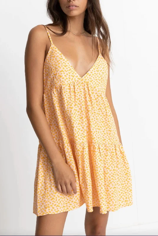 The Sale You’ve Been Waiting For!Marley Floral Tierred Mini Dress In Pink