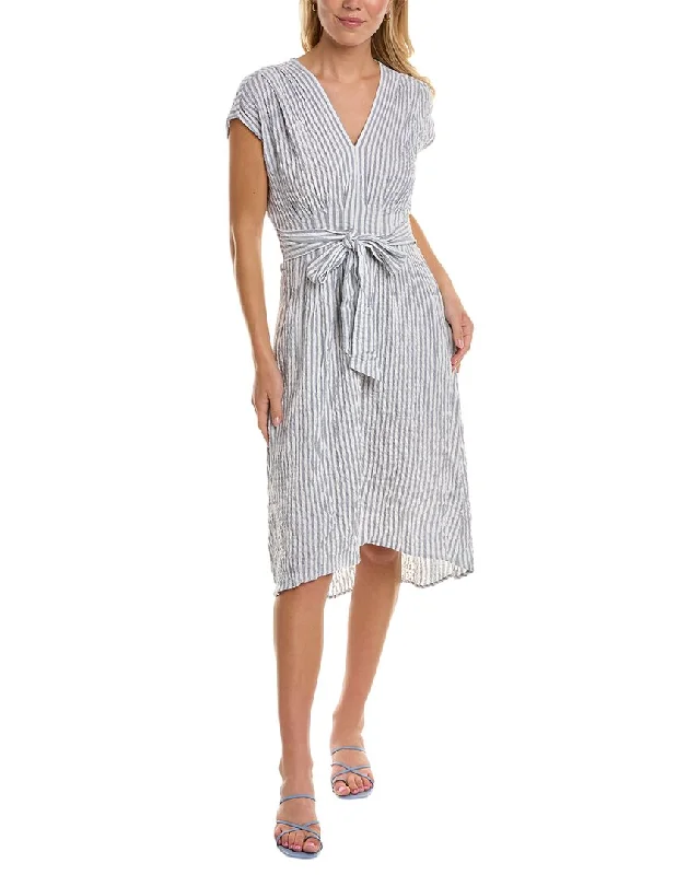Amazing Prices You Can’t Resist!Max Studio Linen-Blend Midi Dress