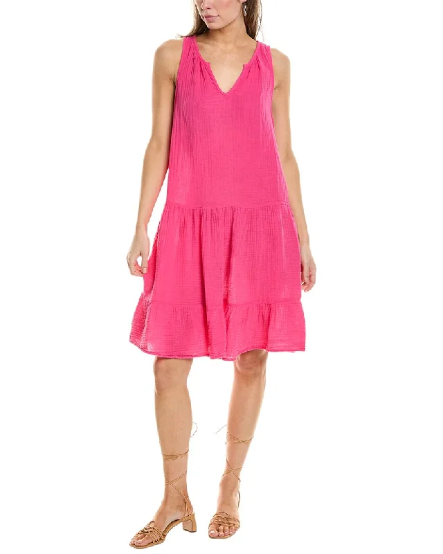 Your Best Deals Are Here!Michael Stars Scarlett Flounce Mini Dress