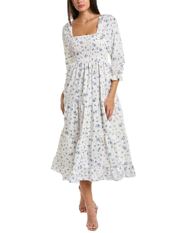 Best Offers of the Month!Moonsea Smocked Midi Dress