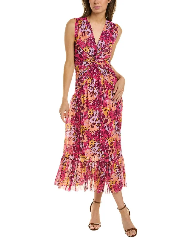 Grab Yours Before It’s Too Late!Nicole Miller Mesh Midi Dress