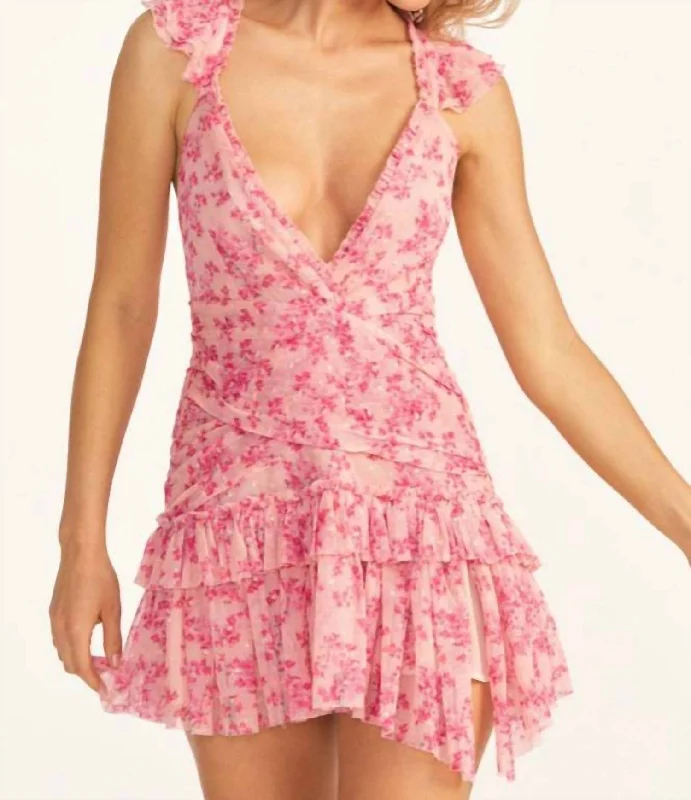 Every Deal is a Steal!Roey Mini Dress in Autumn Rose