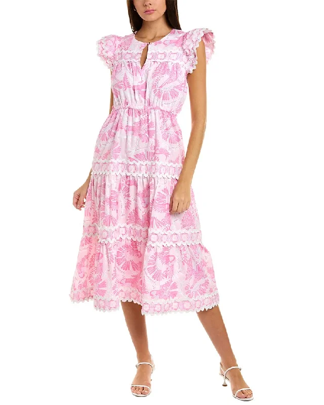 Your Shopping Wish, Our Discount Command!Sail to Sable Flutter Midi Dress