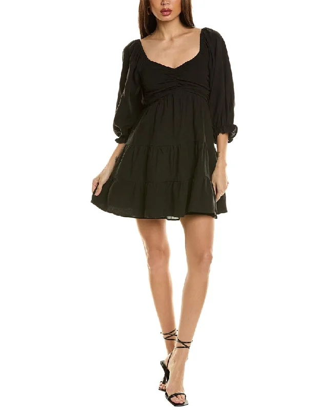 Biggest Sale of the Season!Saltwater Luxe Linen Mini Dress