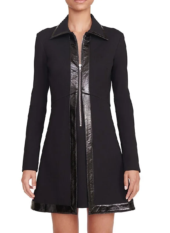 Today Only – Don’t Miss It!Staud Women Assemblage Rayon Mini Dress Black