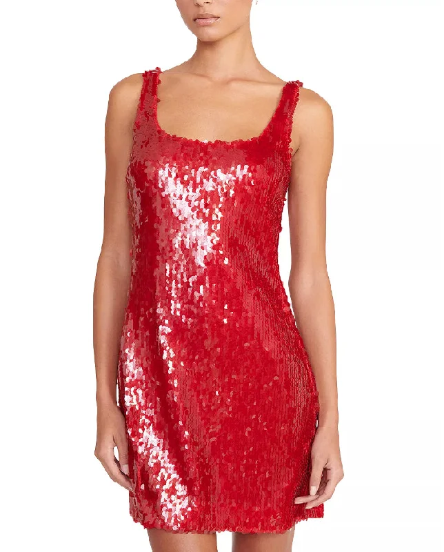 Flash Deals – Act Quickly!Staud Women Eclipse Polyester Sleeveless Mini Dress Poinsettia Flash Deals – Act Quickly!Staud Women Eclipse Polyester Sleeveless Mini Dress Poinsettia