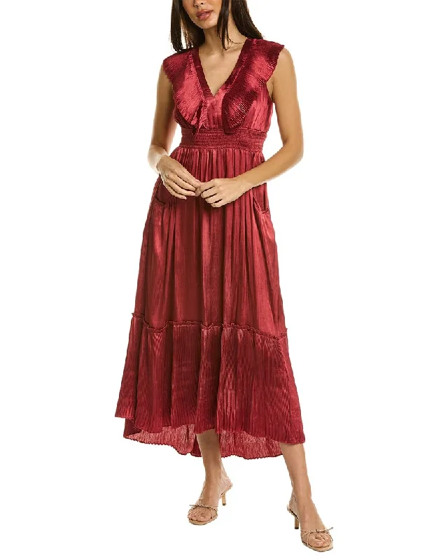 Find the Best Deals Here!Taylor Crinkled Satin Midi Dress