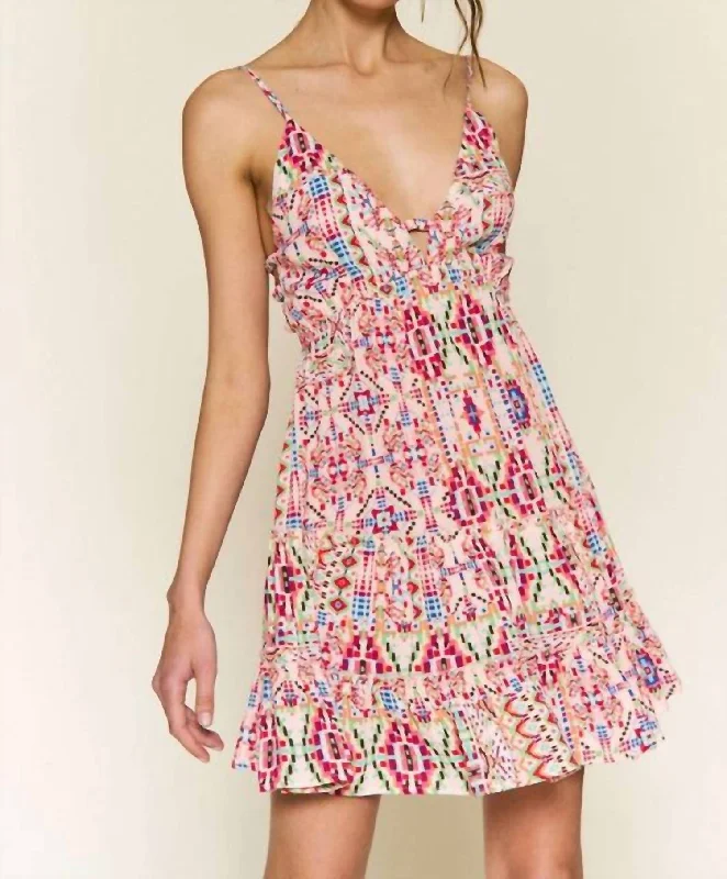 Flash Deals – Act Quickly!The My Tribe Mini Dress In Multi
