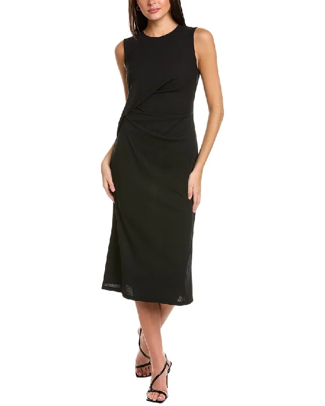 Seasonal Sale – Shop Now!Theory Drape Tuck Midi Dress