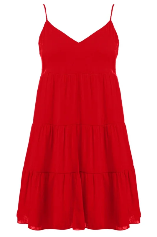Stock Up and Save!Tiered Mini Dress