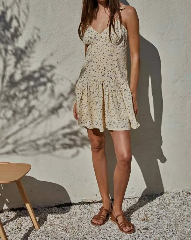 Steals and Deals Await!V-Neck Mini Dress In Floral Print
